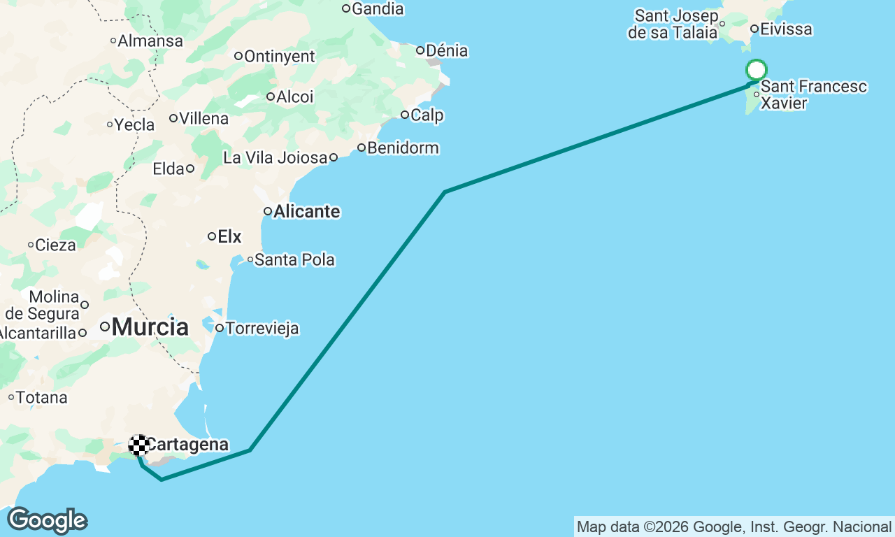 Voyage map