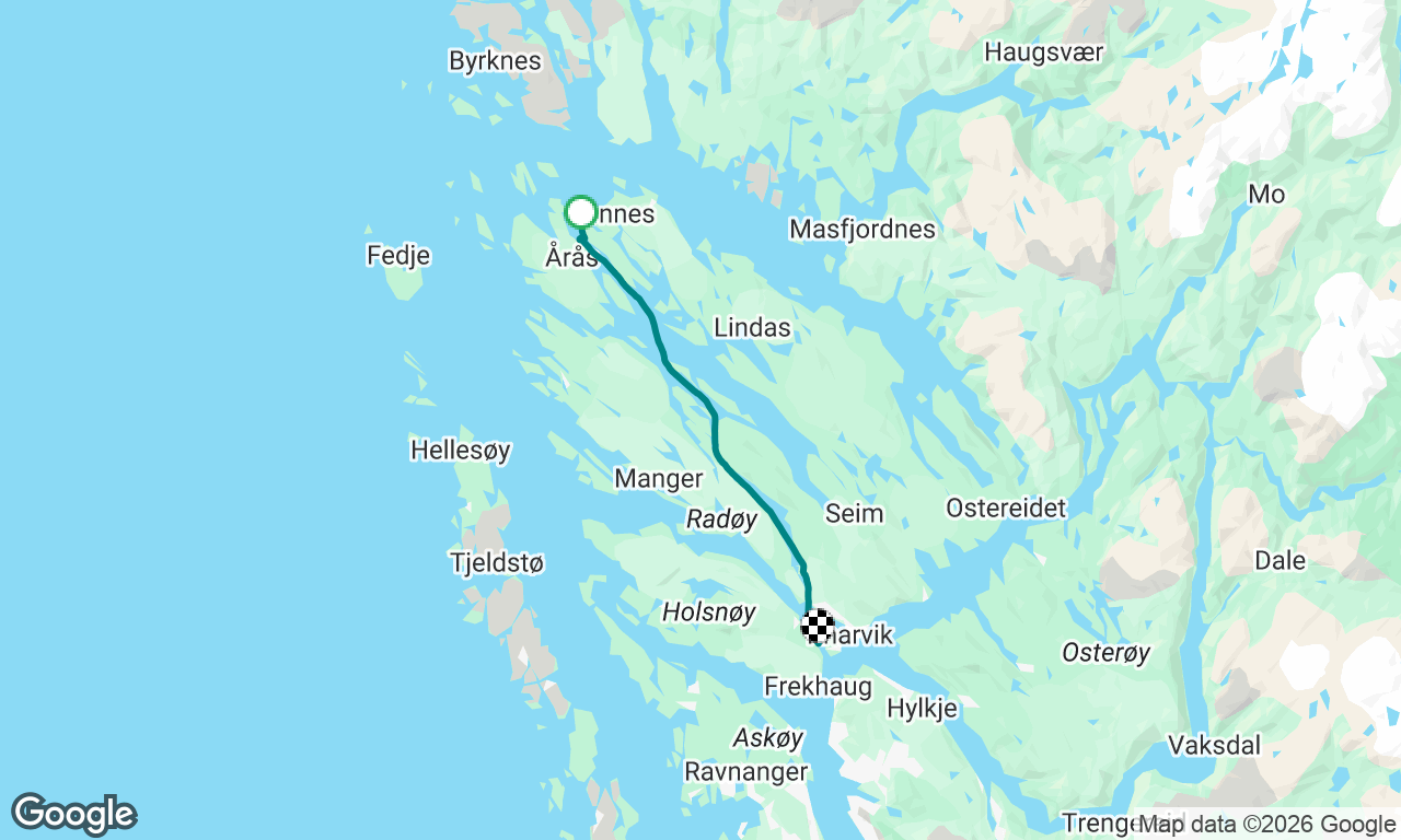 Voyage map