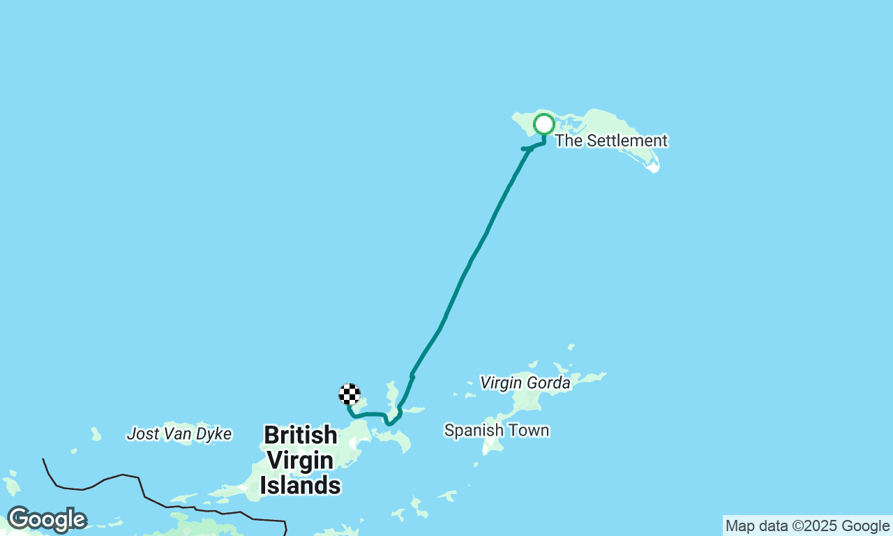 Anegada to Scrubb to White Bay, Guana Island