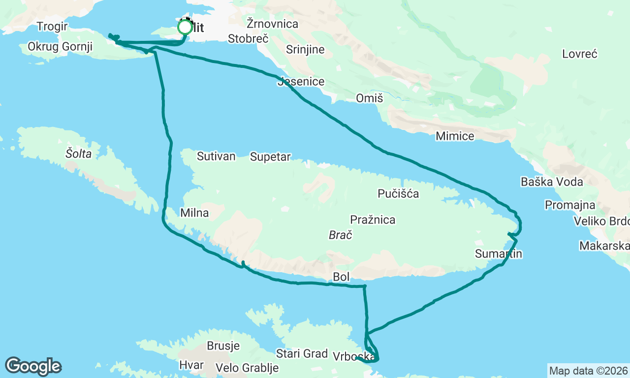 Boat trip split