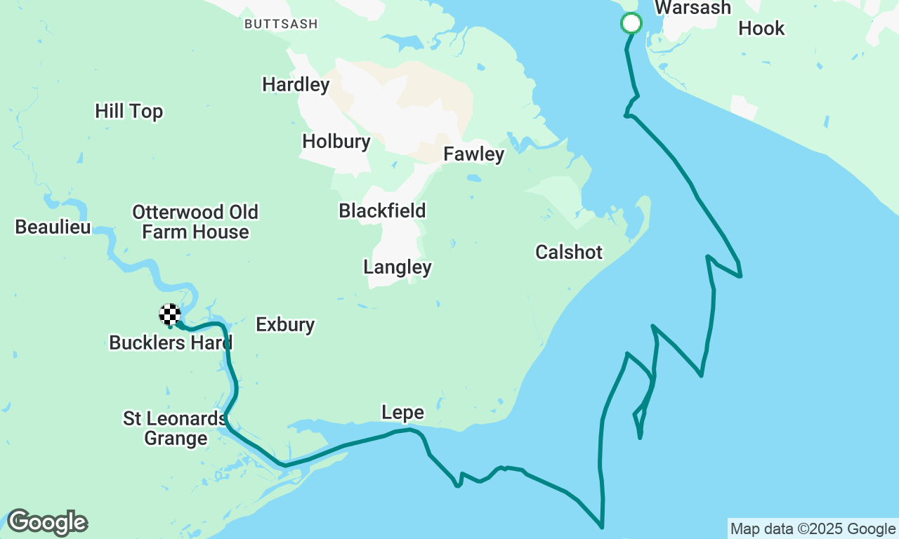 Hamble to Beaulieu River