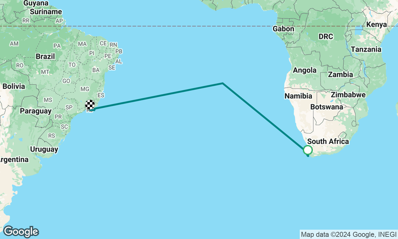 Cape Town to Rio de Janeiro 