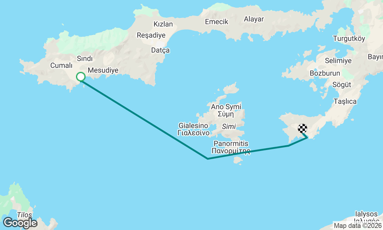 Voyage map