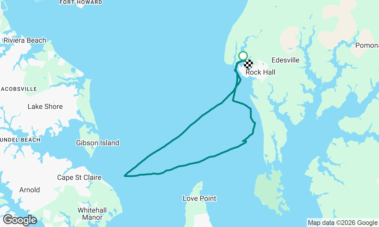Brisk Sunday morning sail across the bay.