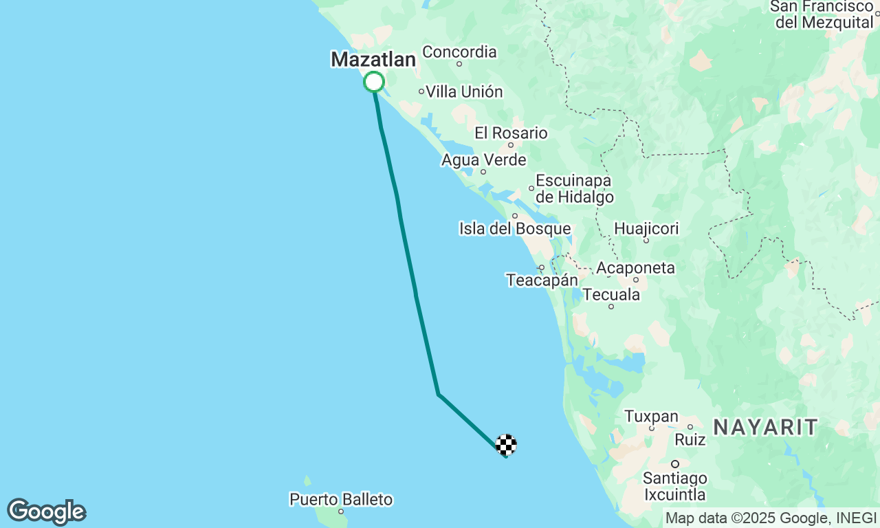 Mazatlán to Isla Isabella 