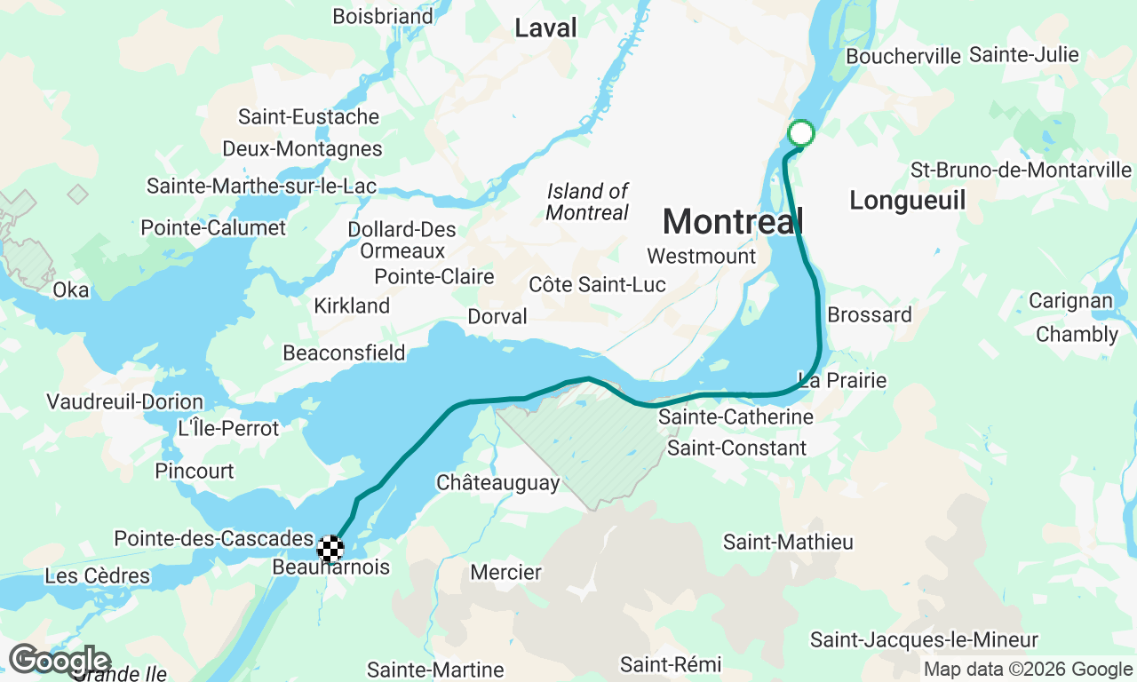 Voyage map