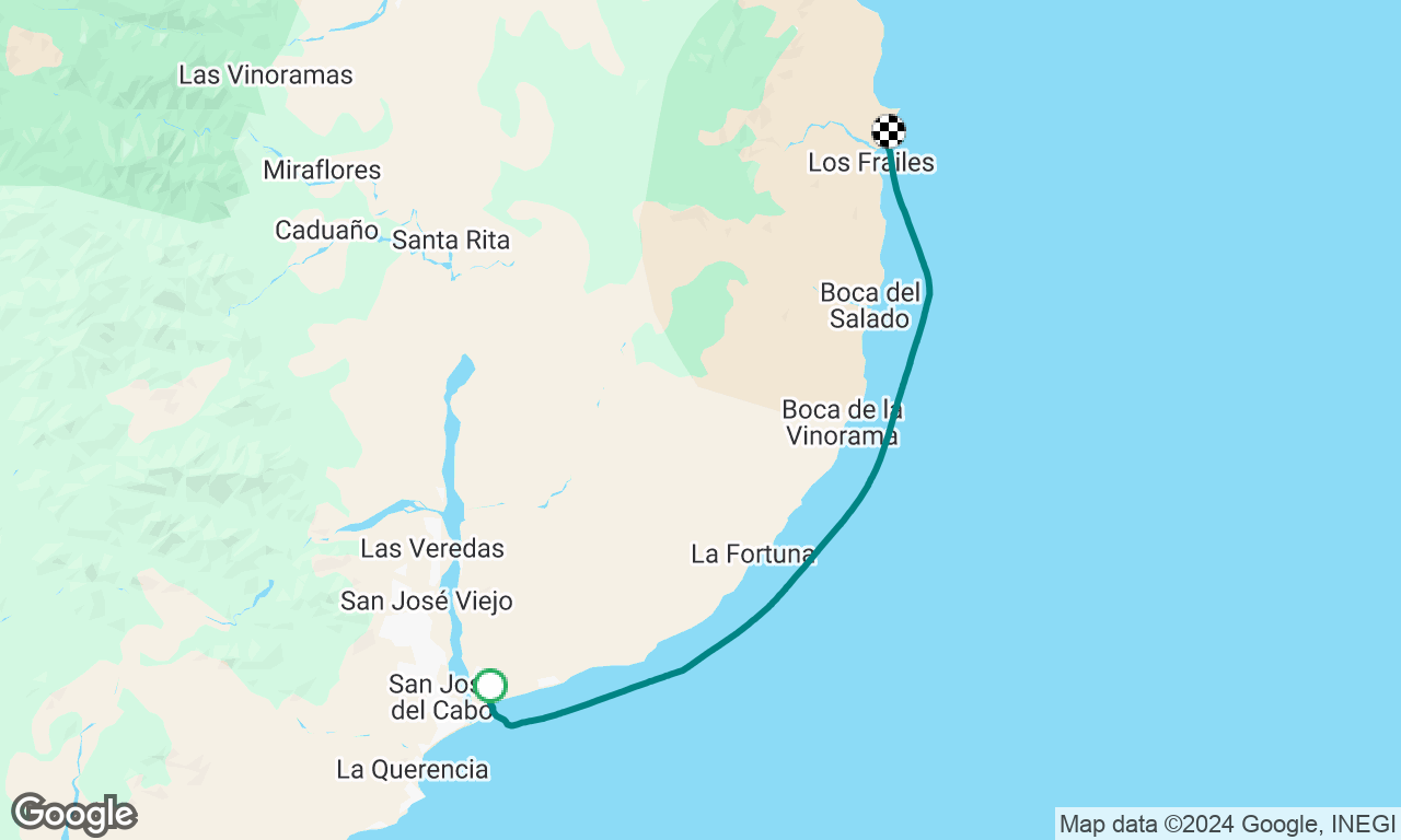 San Jose del Cabo to Frailes 