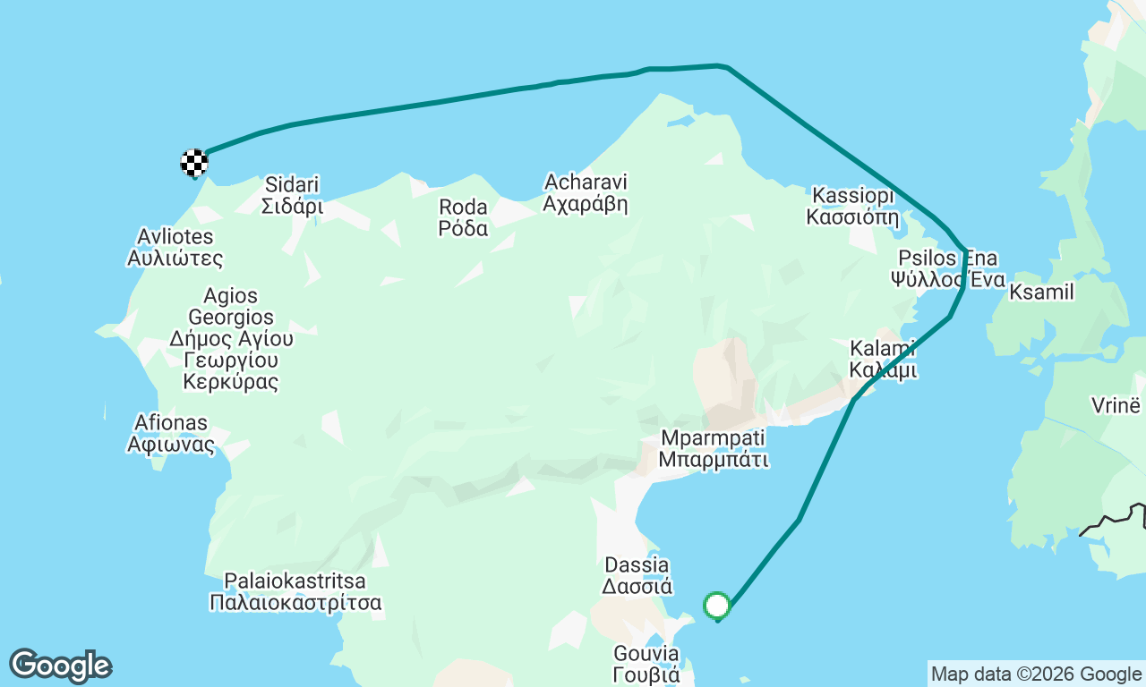 Voyage map