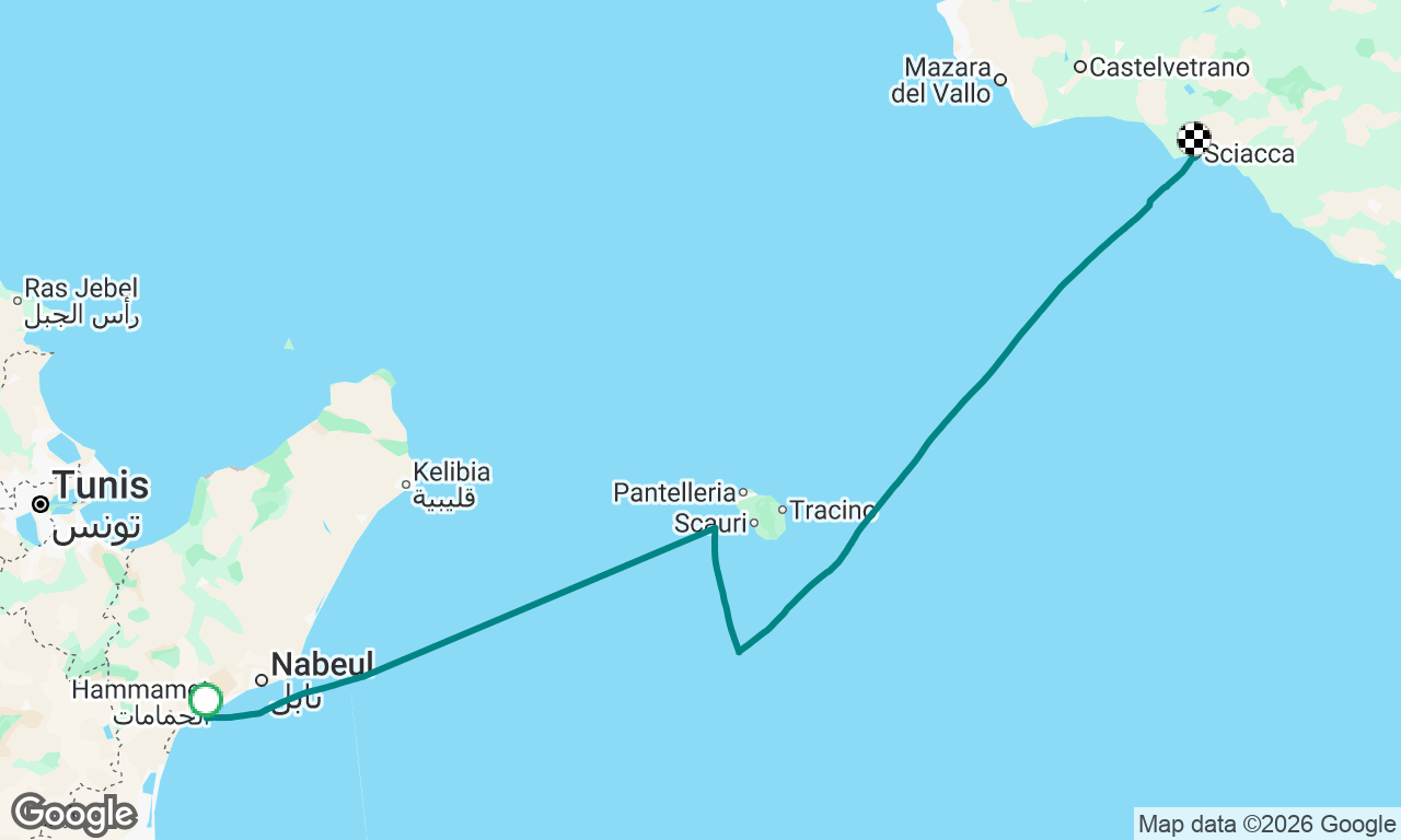 Voyage map