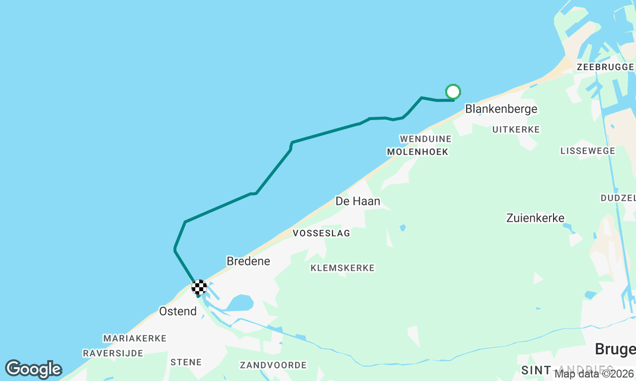 Blankenberge -> Oostende