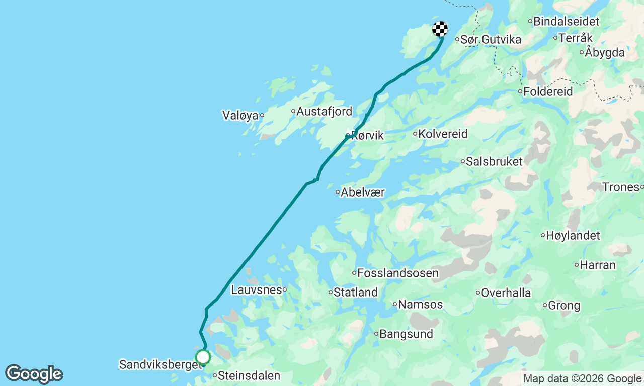Voyage map