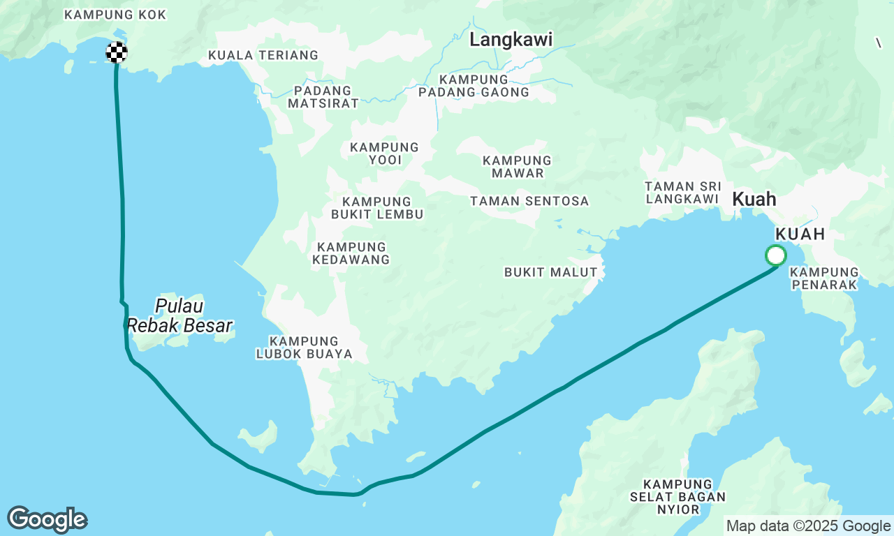 Kuah Harbour to Telaga Harbour