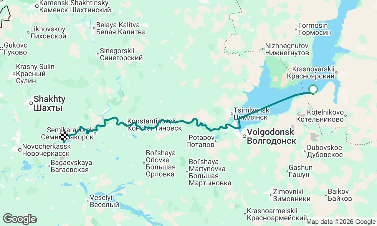 Voyage map