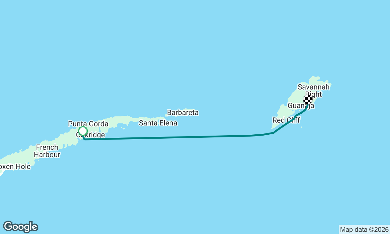 Jonesville Bight, Roatan to The Bight, Guanaja Honduras