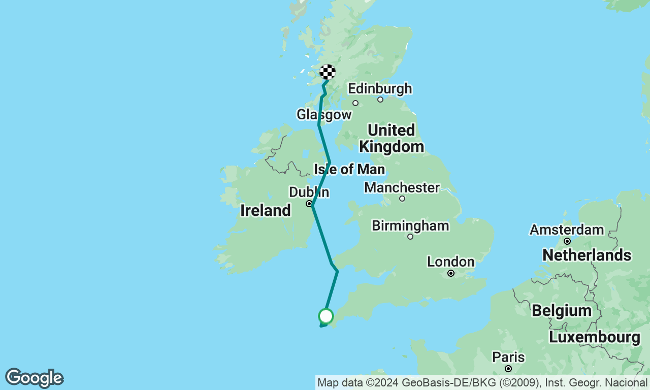 Newlyn to Oban delivery