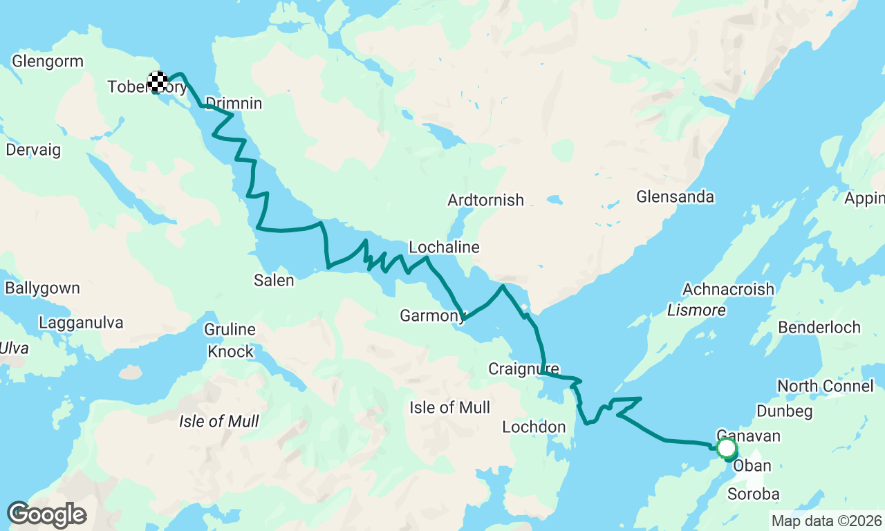 Kerrera to Tobermory