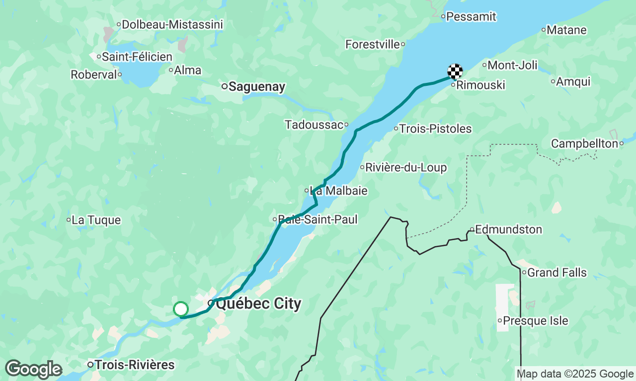 Day 3/4 - Neuville to Rimouski