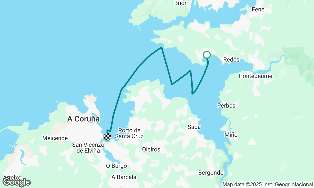 Ares to Coruña
