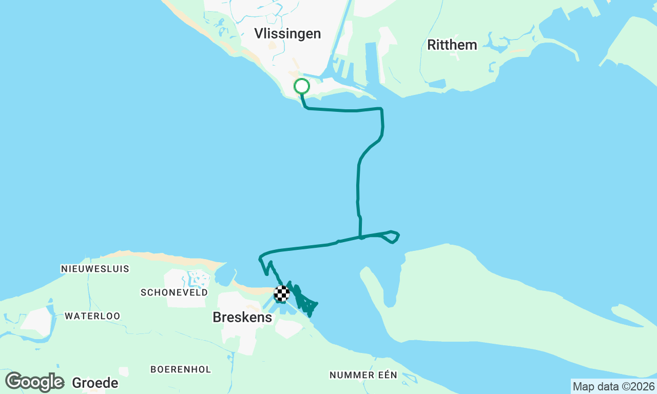 Vlissingen naar Breskens