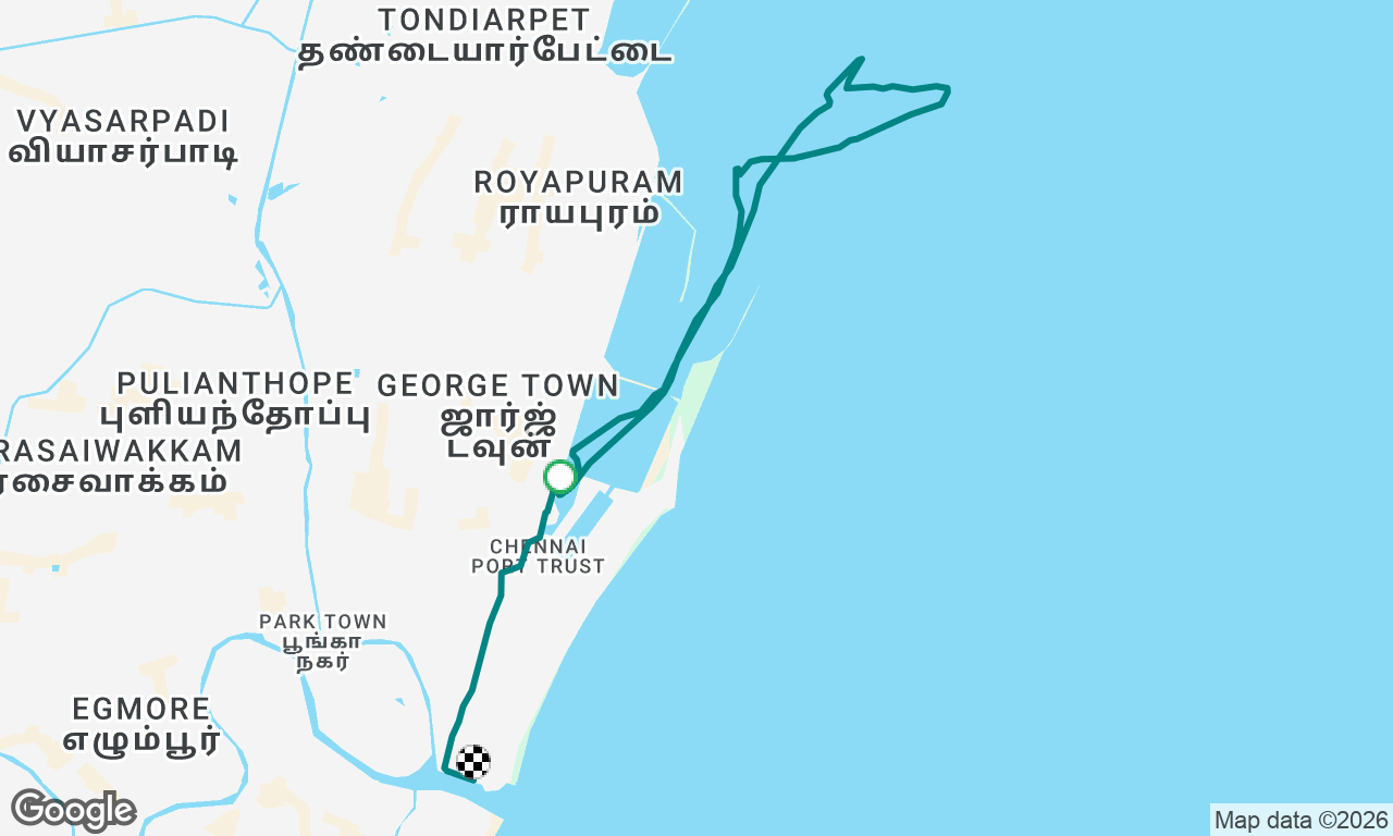 Voyage map