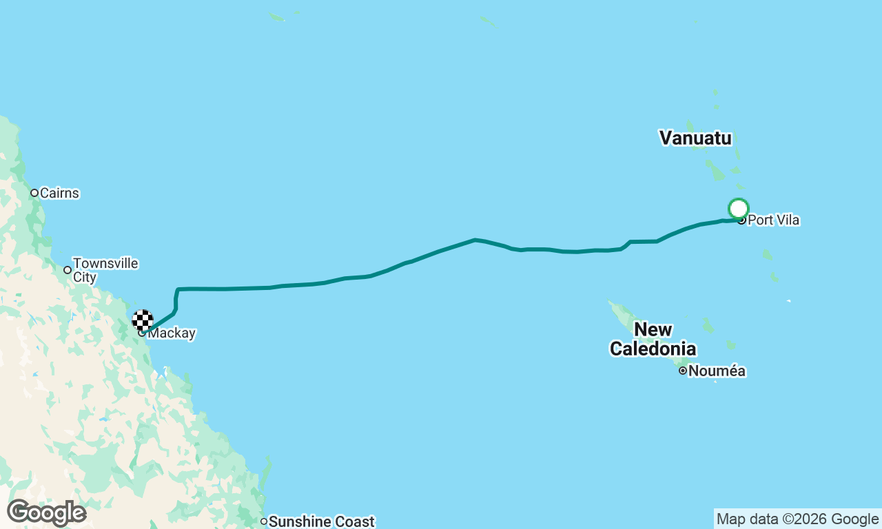 Vanuatu to Mackay
