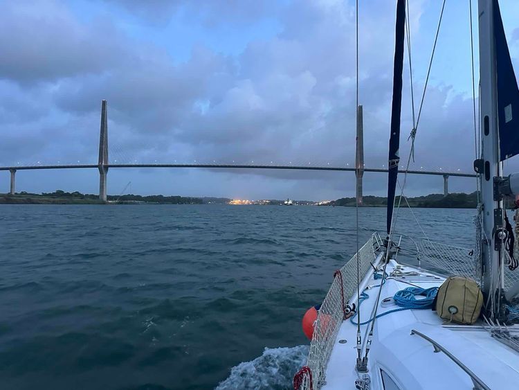 Voyage photo from Panama Canal crossing (Day 1)