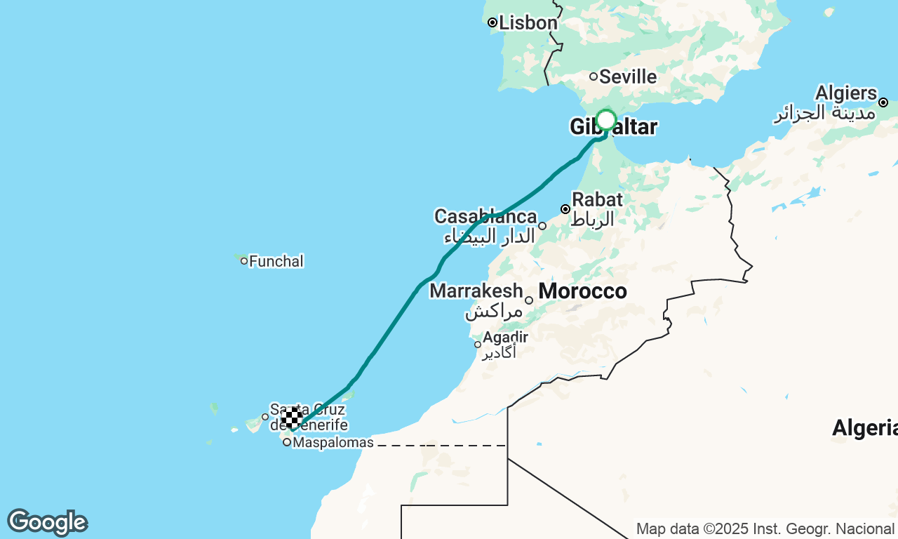 Tarifa to Las Palmas de Gran Canaria