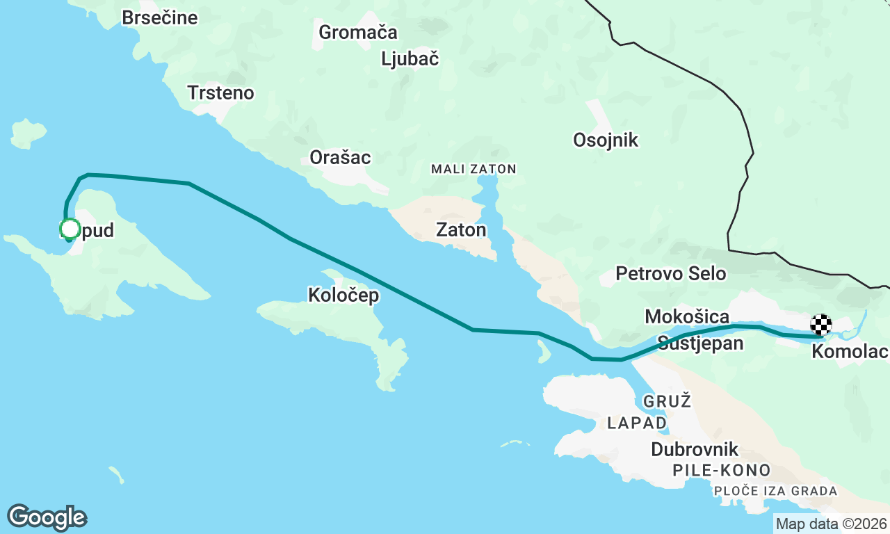 Voyage map
