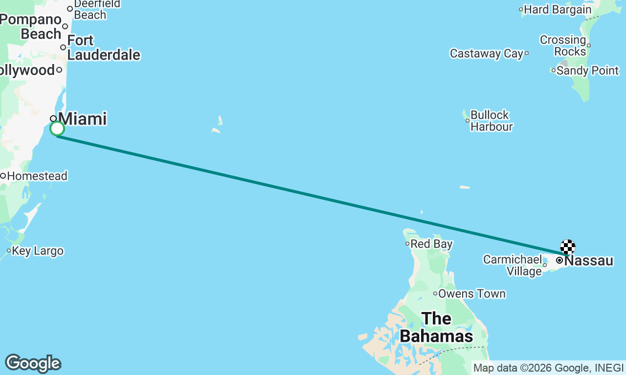 Florida to the Bahamas