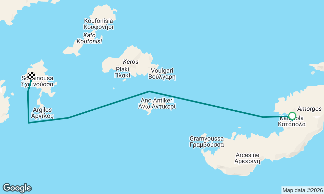 Amorgos to Schinousa