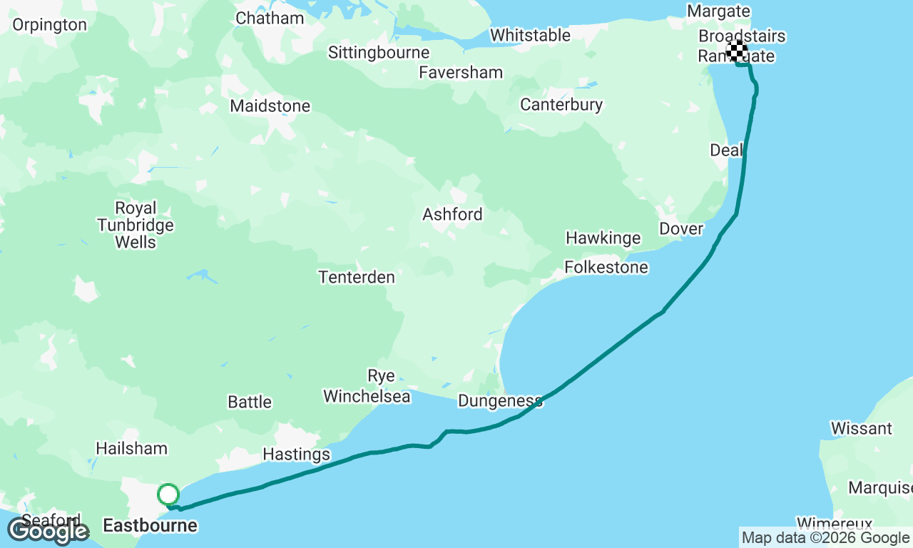 Eastbourne to Ramsgate