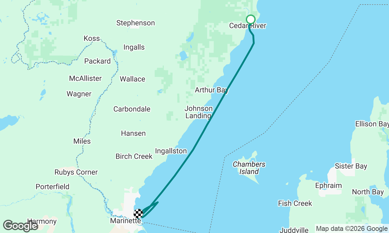 Voyage map