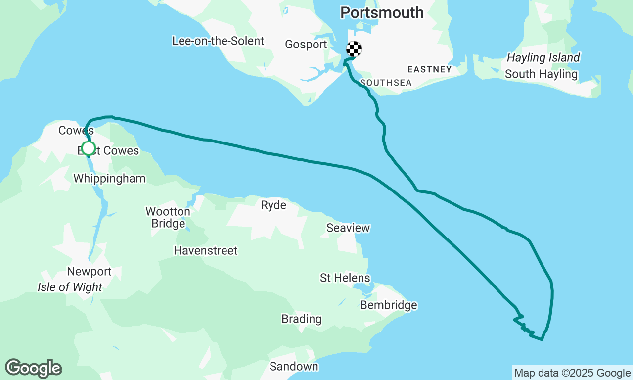 Cowes to Portsmouth Night Sail