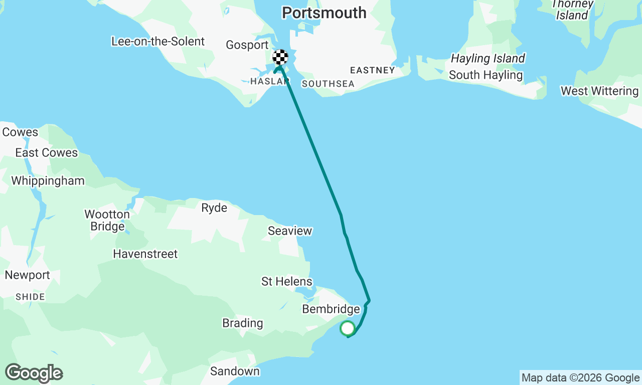 White Cliff Bay to Haslar