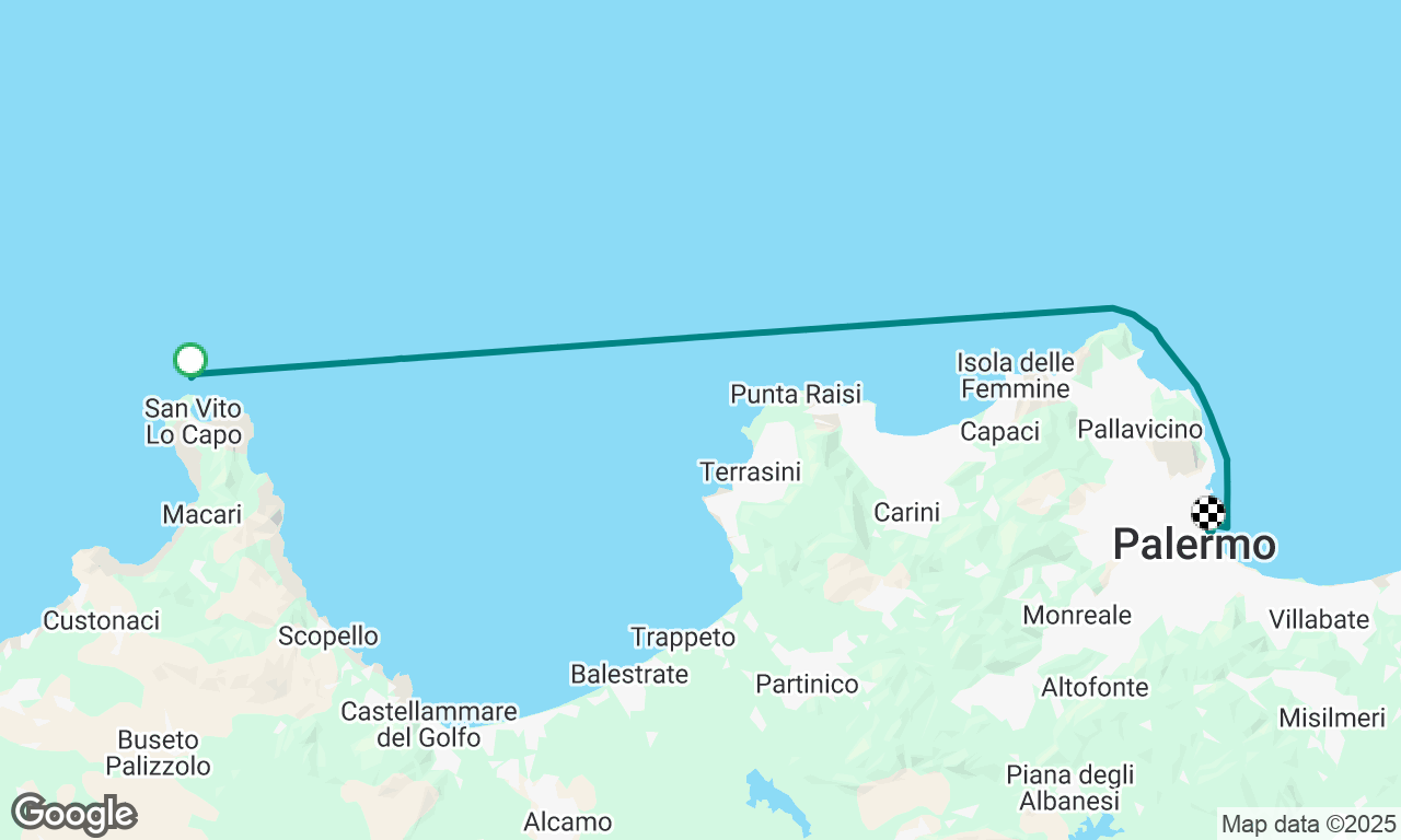 Voyage map