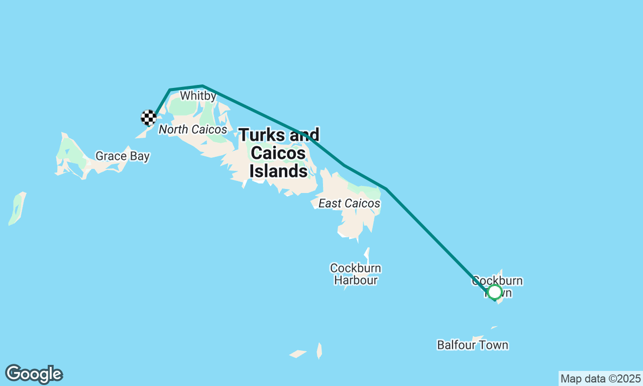Grand Turk to Blue Haven Marina Provodenciales
