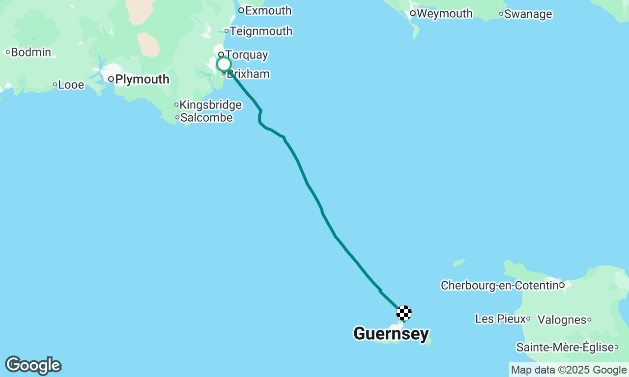 Brixham to Beaucette Marina 