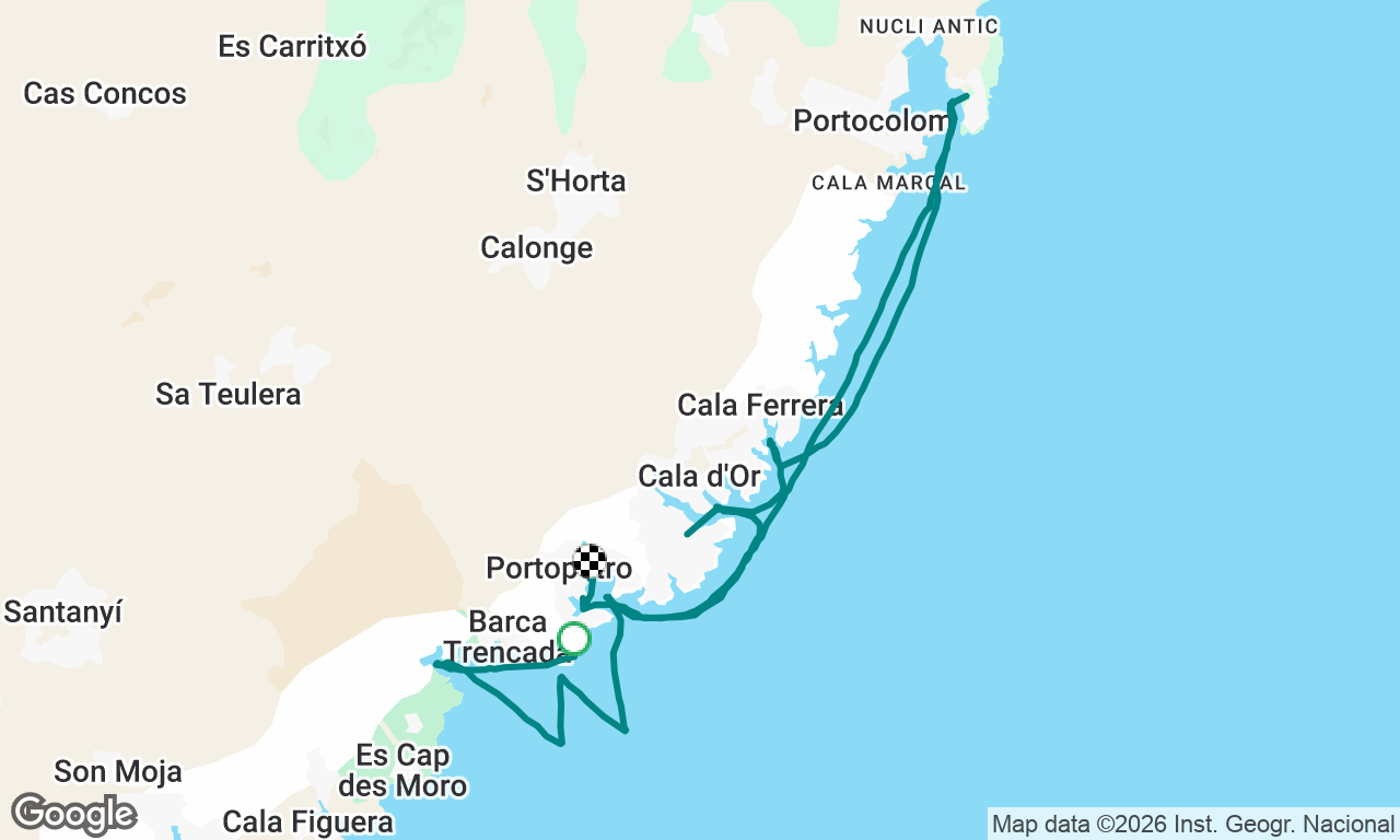 Voyage map