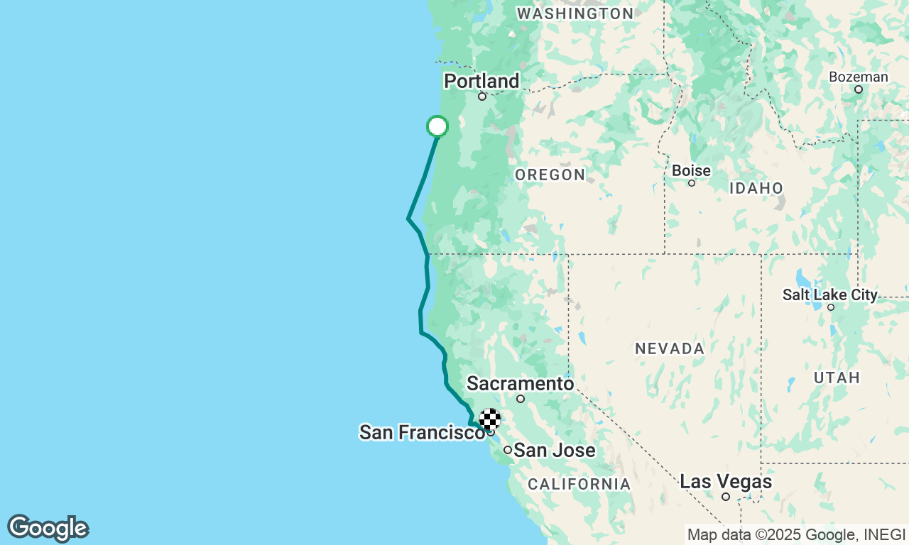 (L2)Newport,OR - San Francisco, CA