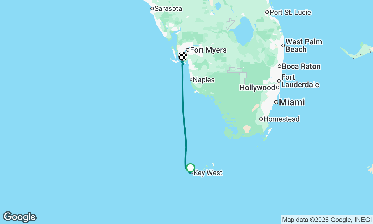 Day 4-5 - Key West to Fort Myers Beach (overnight)