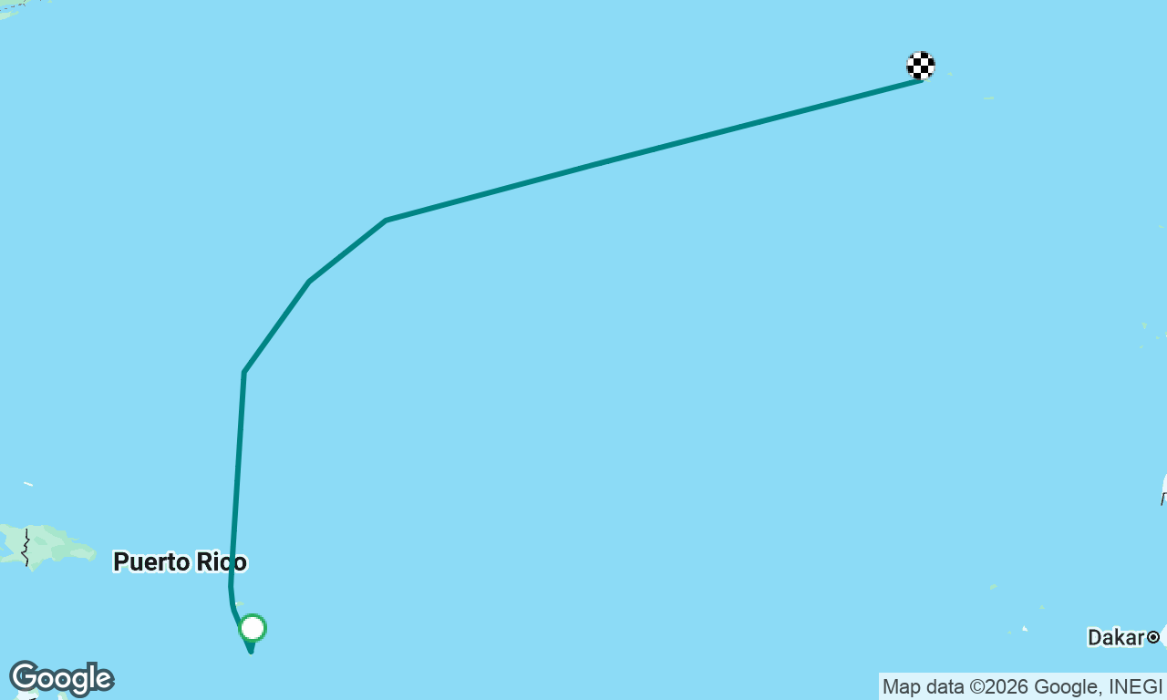 Voyage map
