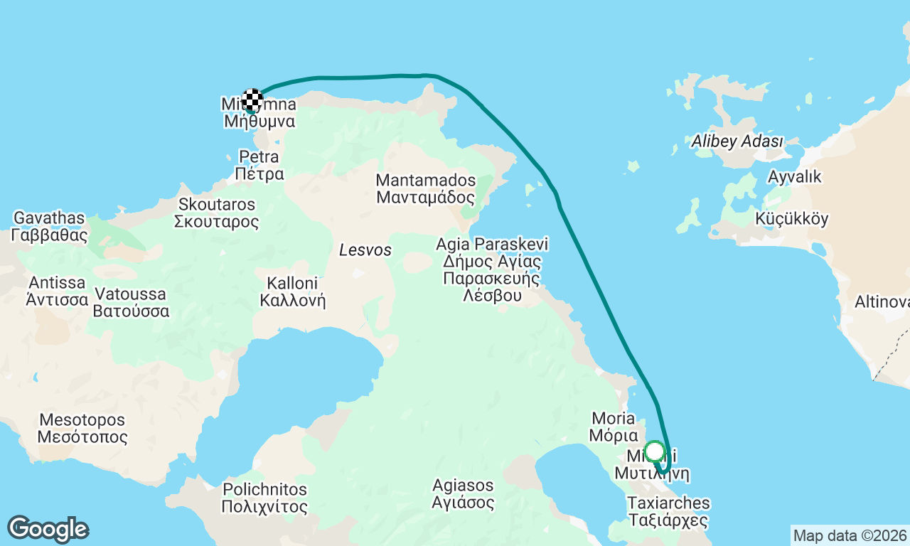 Voyage map