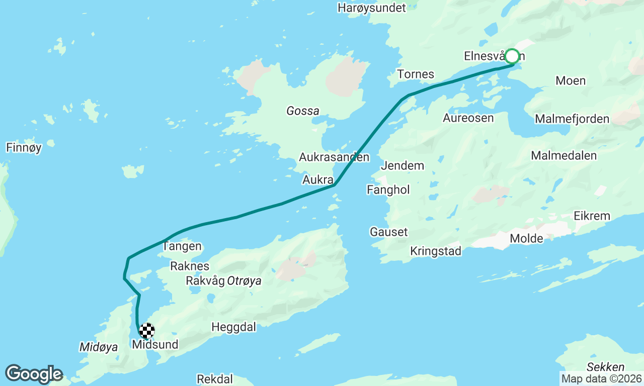 Voyage map