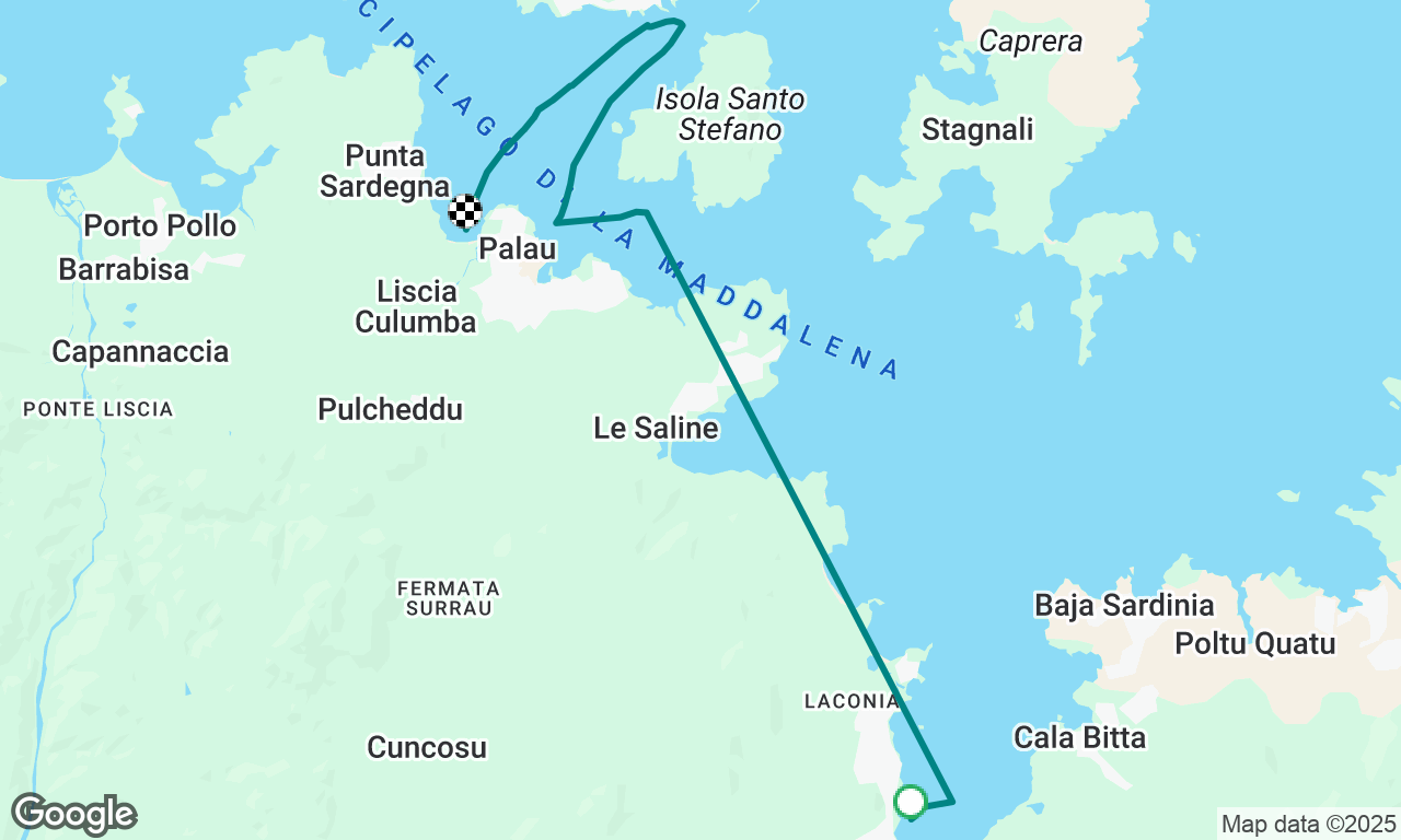 Cannigione to Rada la Sciumara