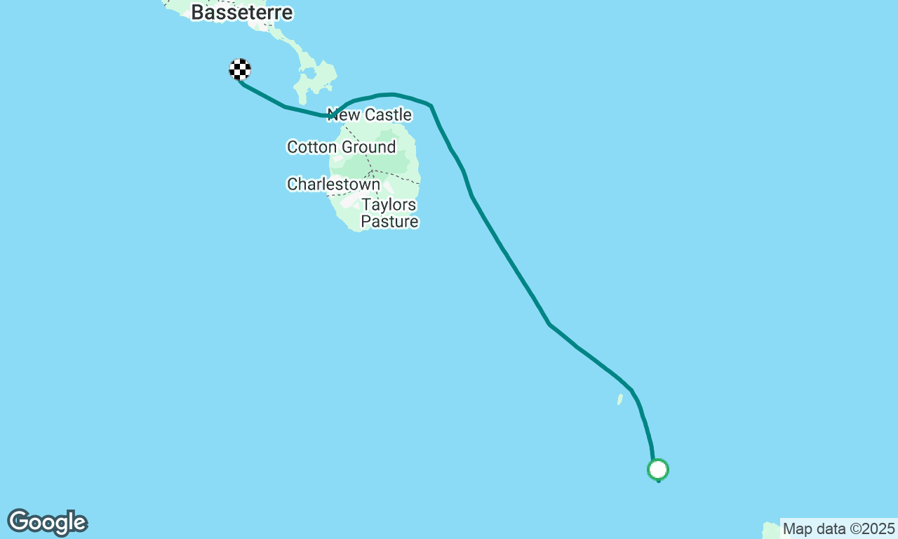 Montserrat Old Road Bay /Saint Kitts Sandy Bay