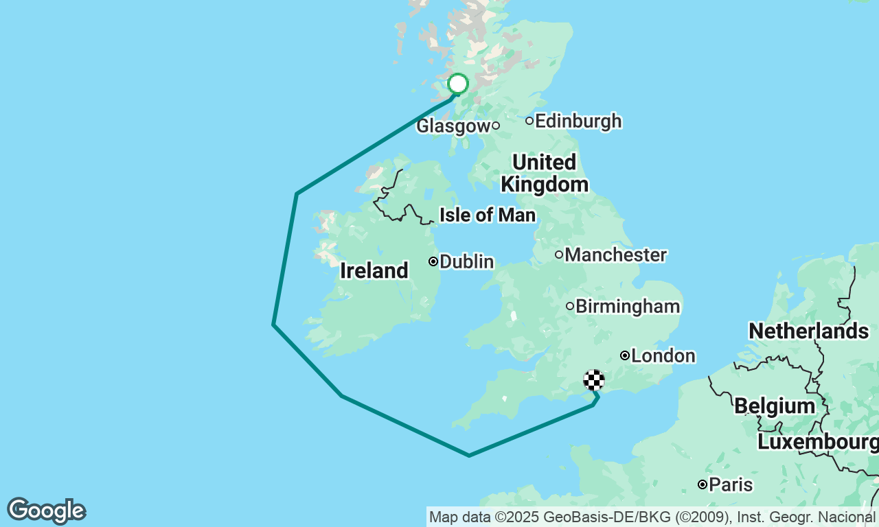 Oban to Portsmouth