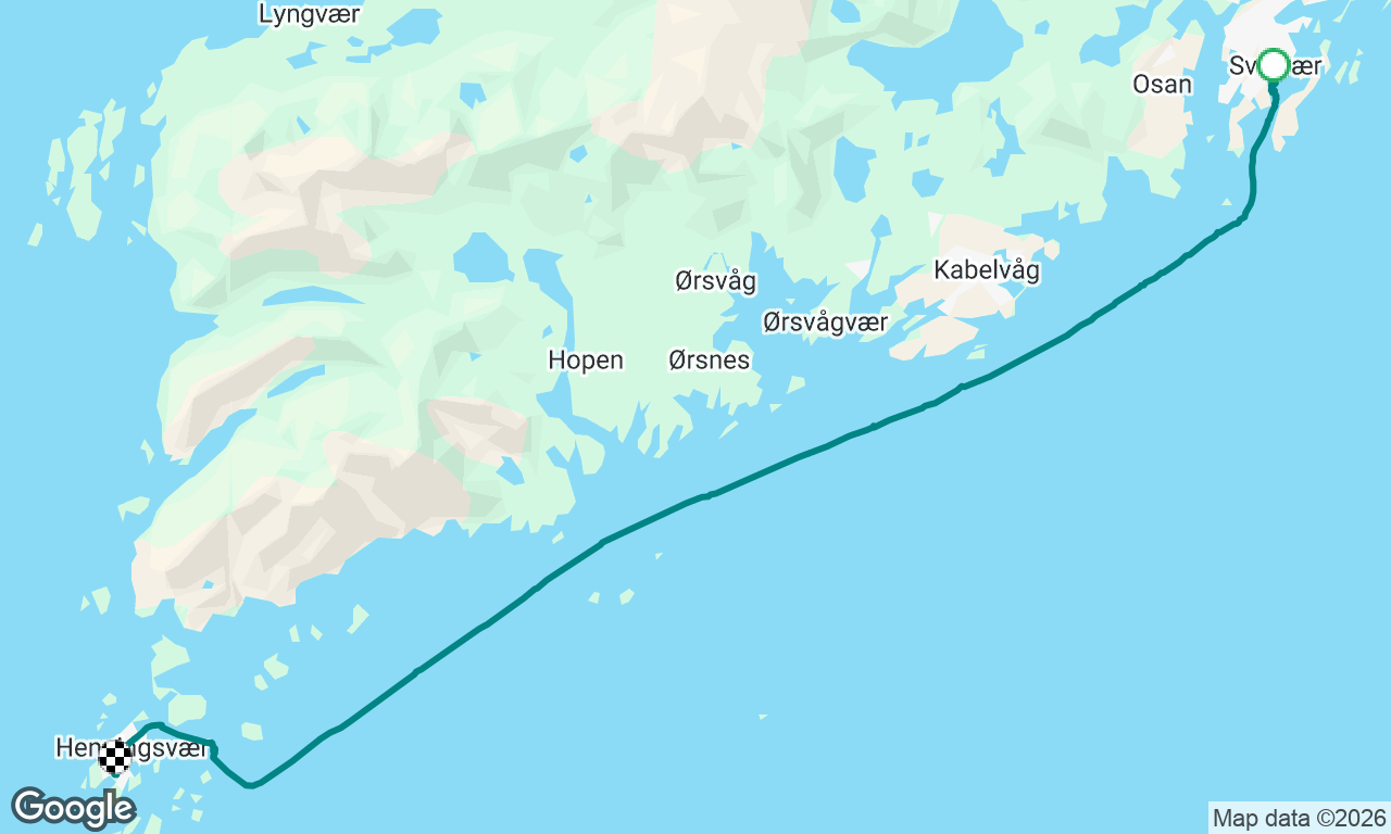 Voyage map