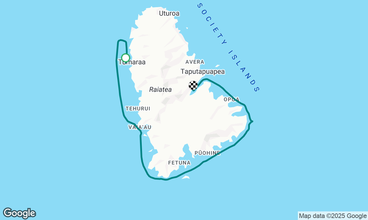 Tour se Raietea par le sud