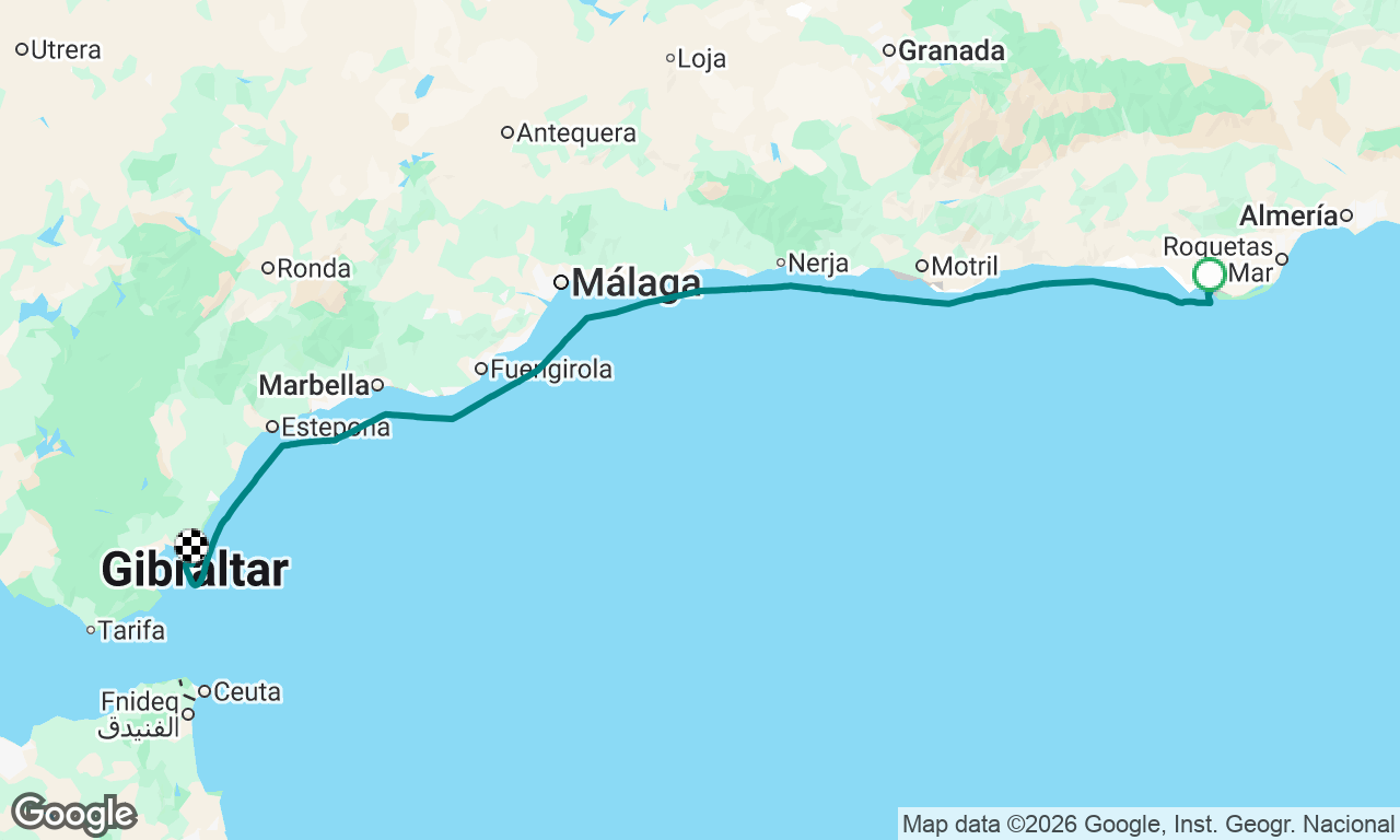 Voyage map