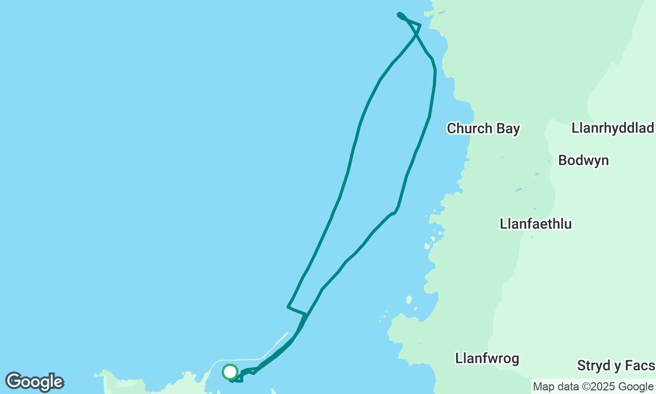 A short sail in Holyhead Bay